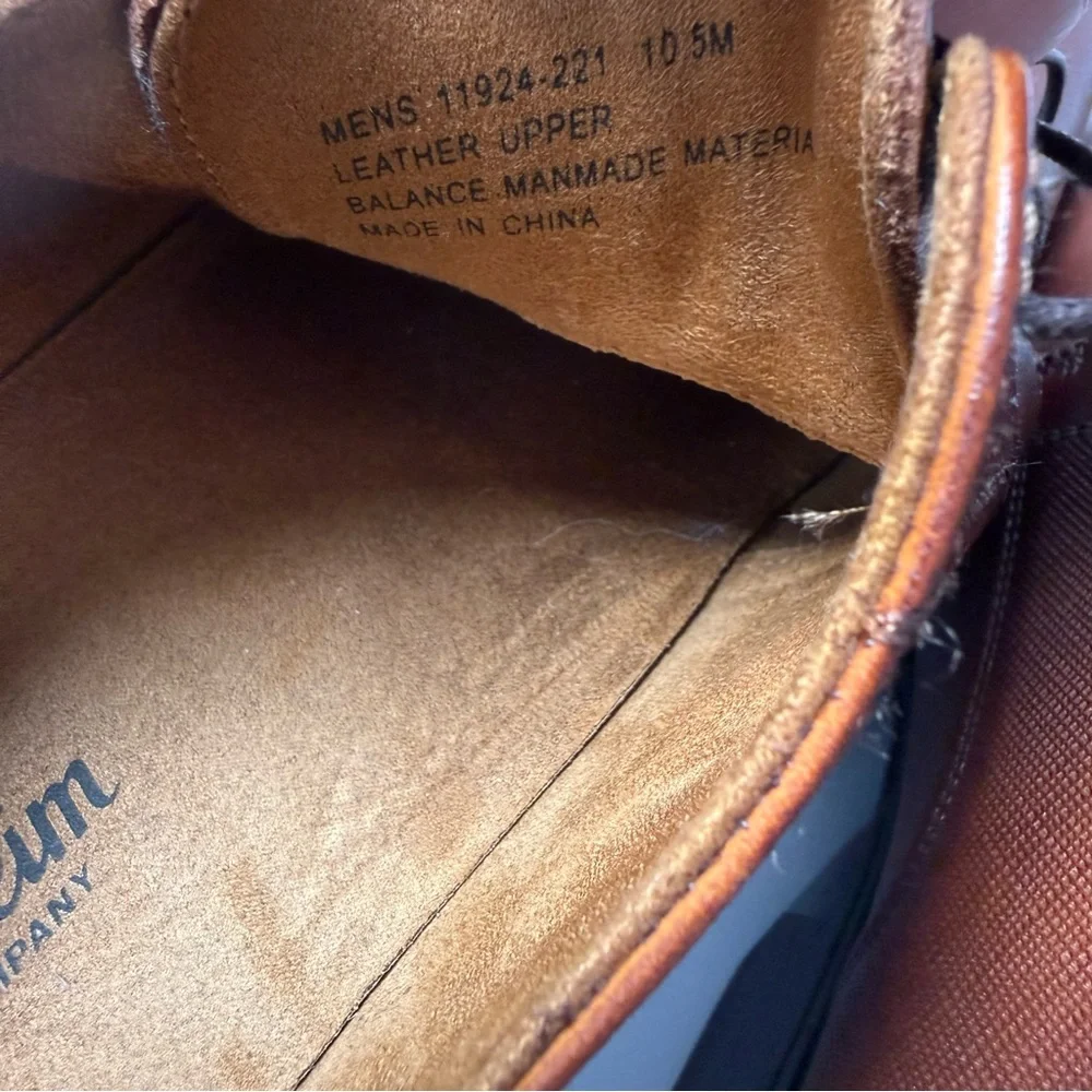 Florsheim Men's Jackson Cap Toe Leather Oxford‎ Cognac Dress Shoes